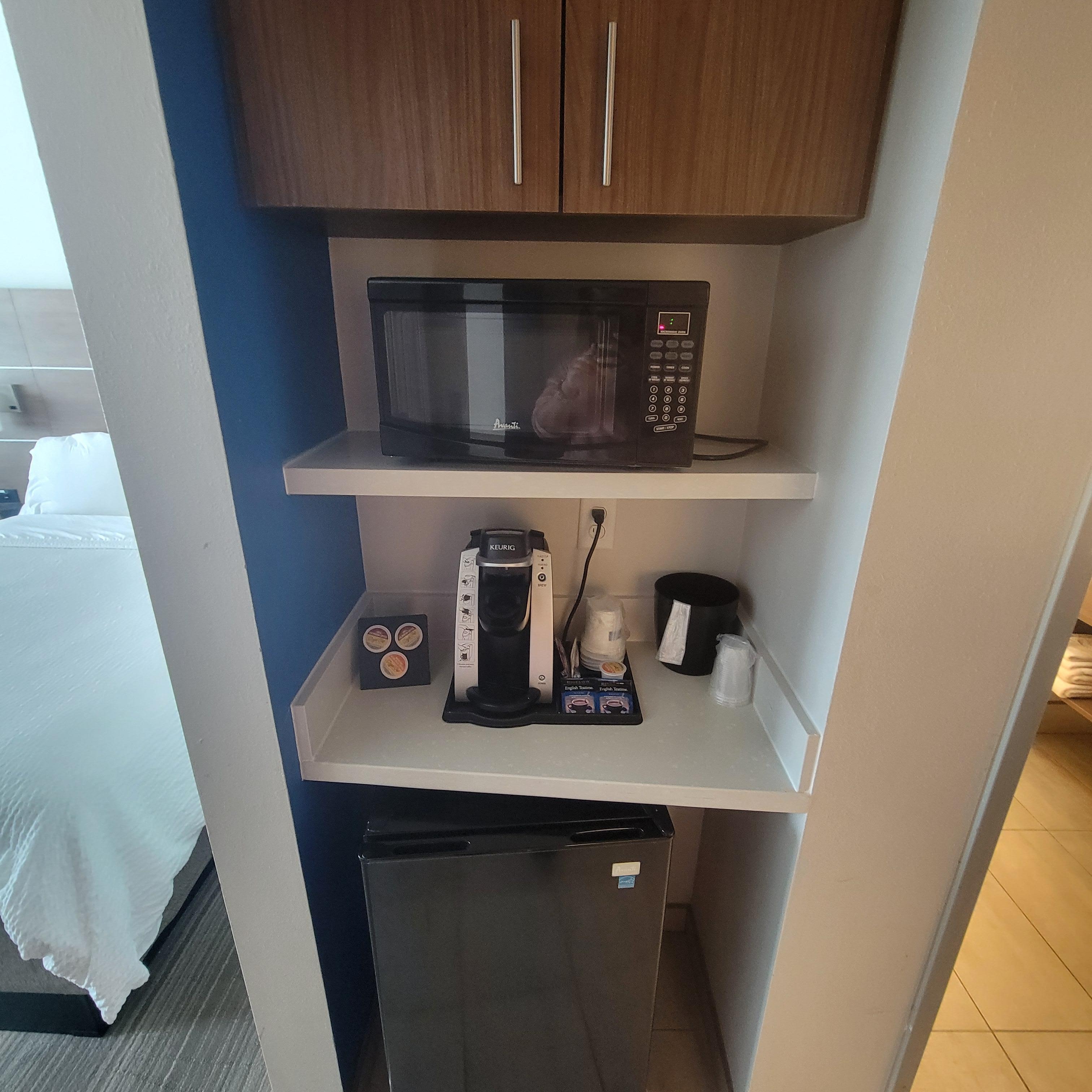Fridge/Coffee Area