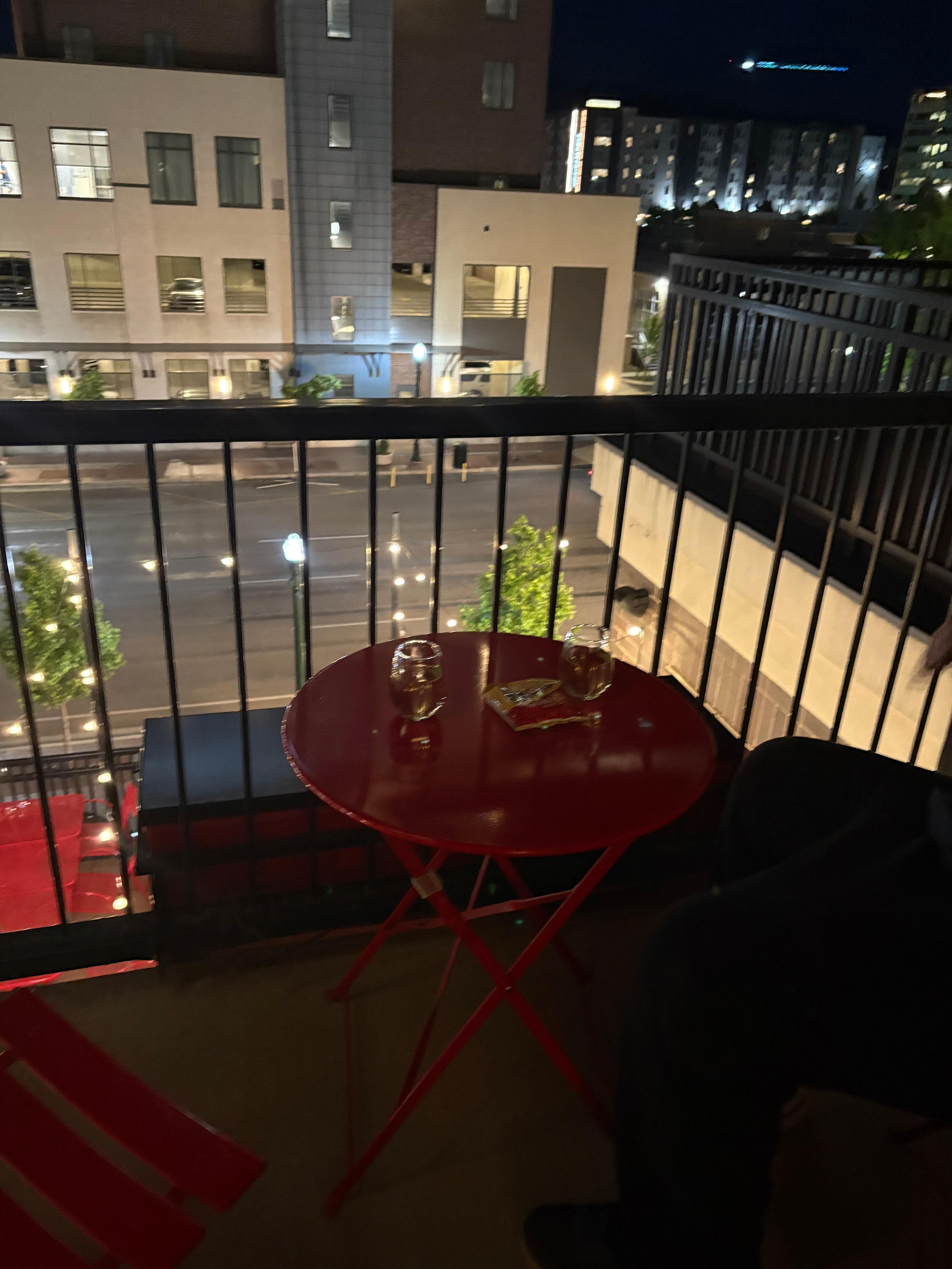 Our balcony 