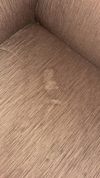 Gross stain on the second rooms couch