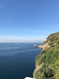 View as we walked to the beach.