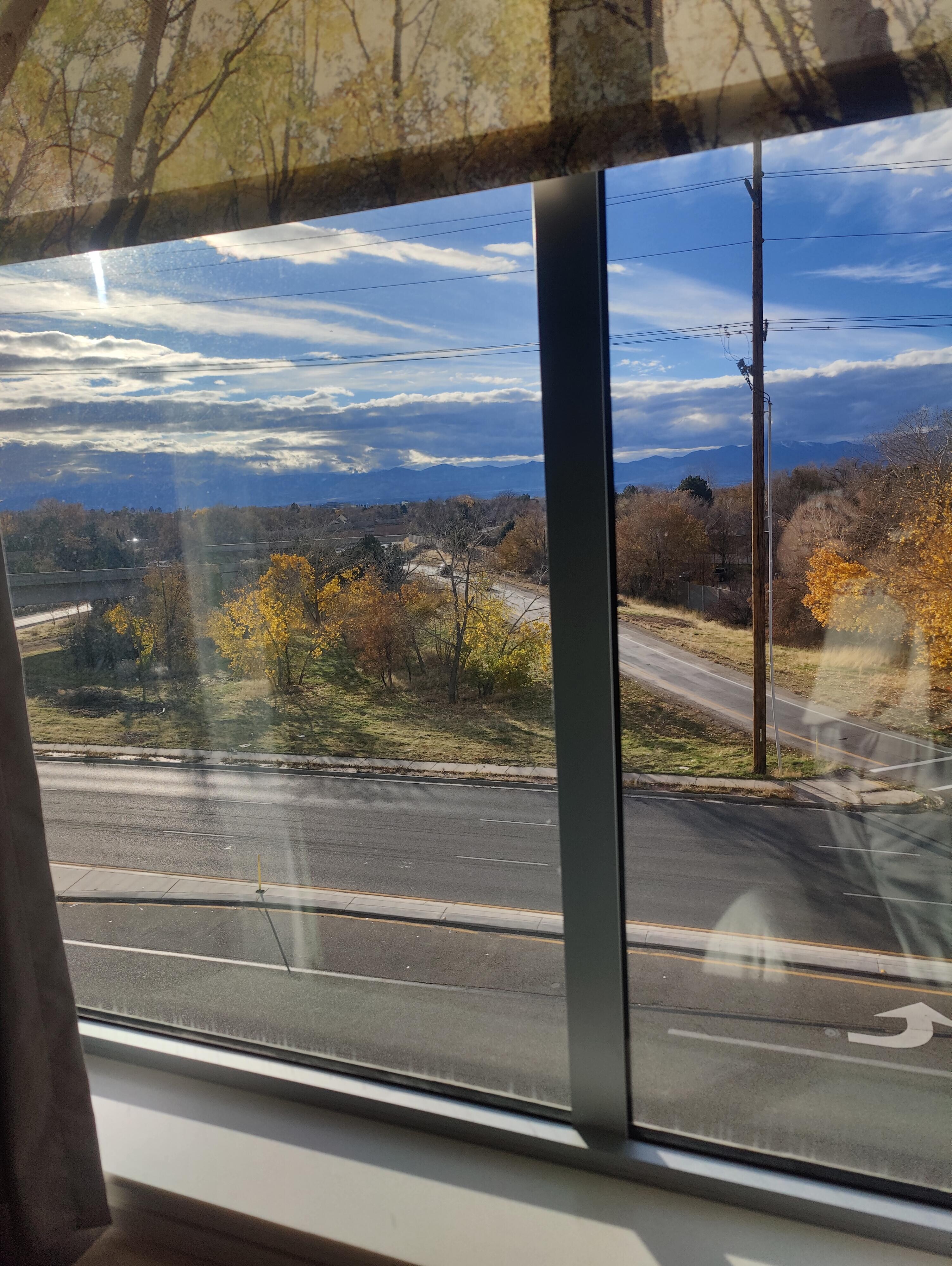 View from 4th floor room facing West 