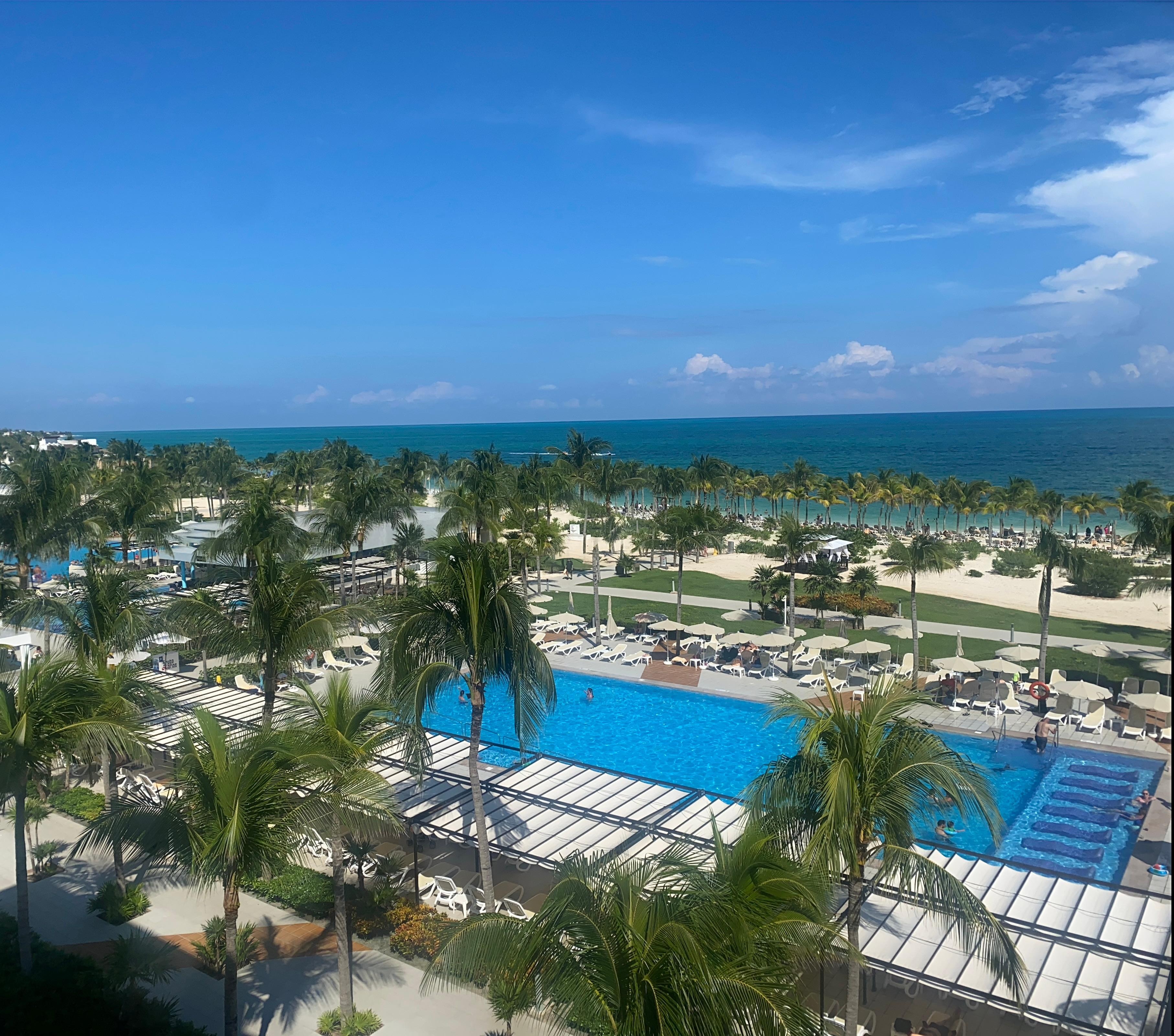 Ocean view directly from our room