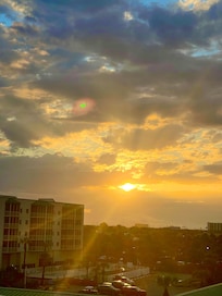 Sunrise from balcony