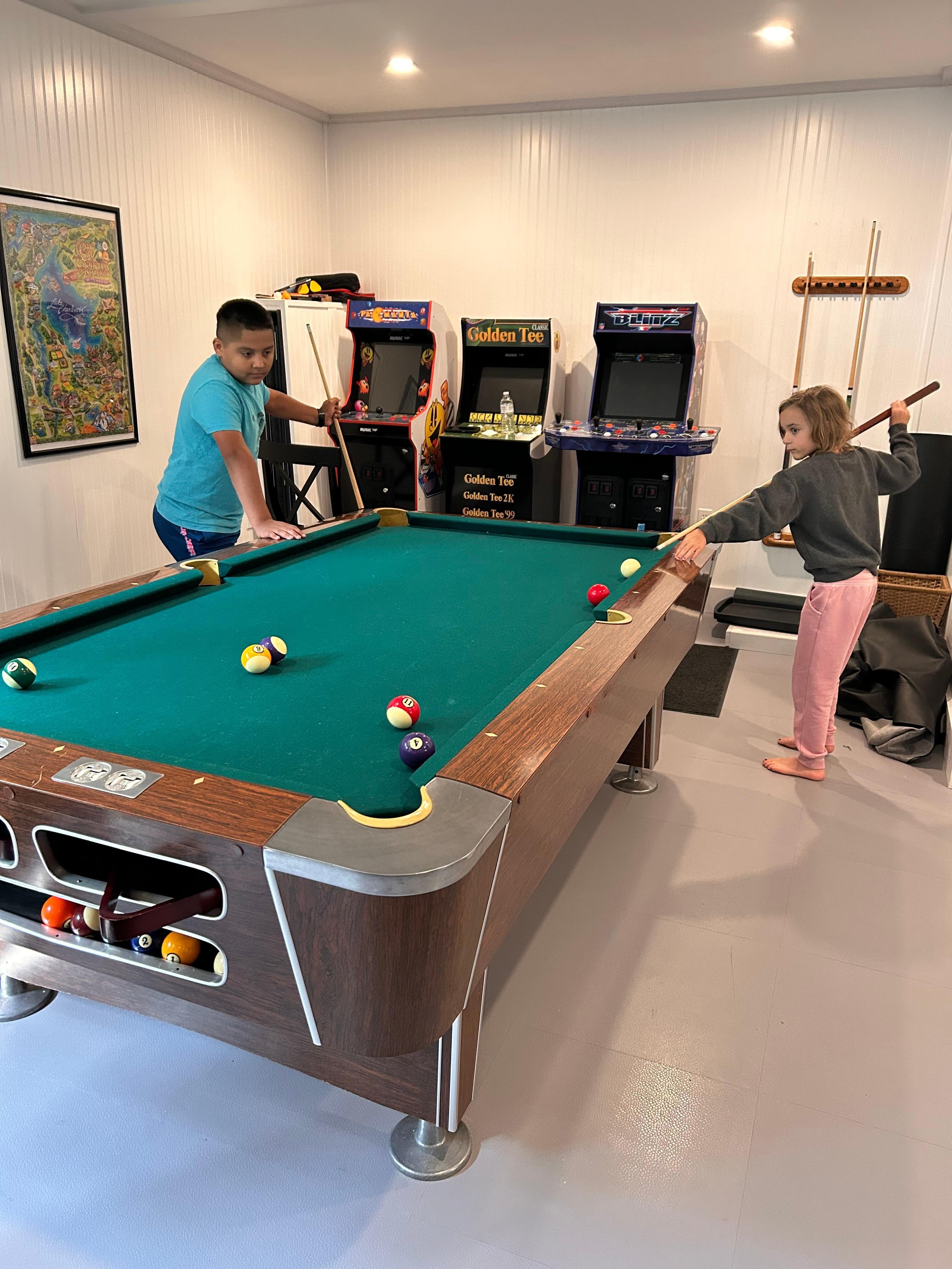 Great game room. 