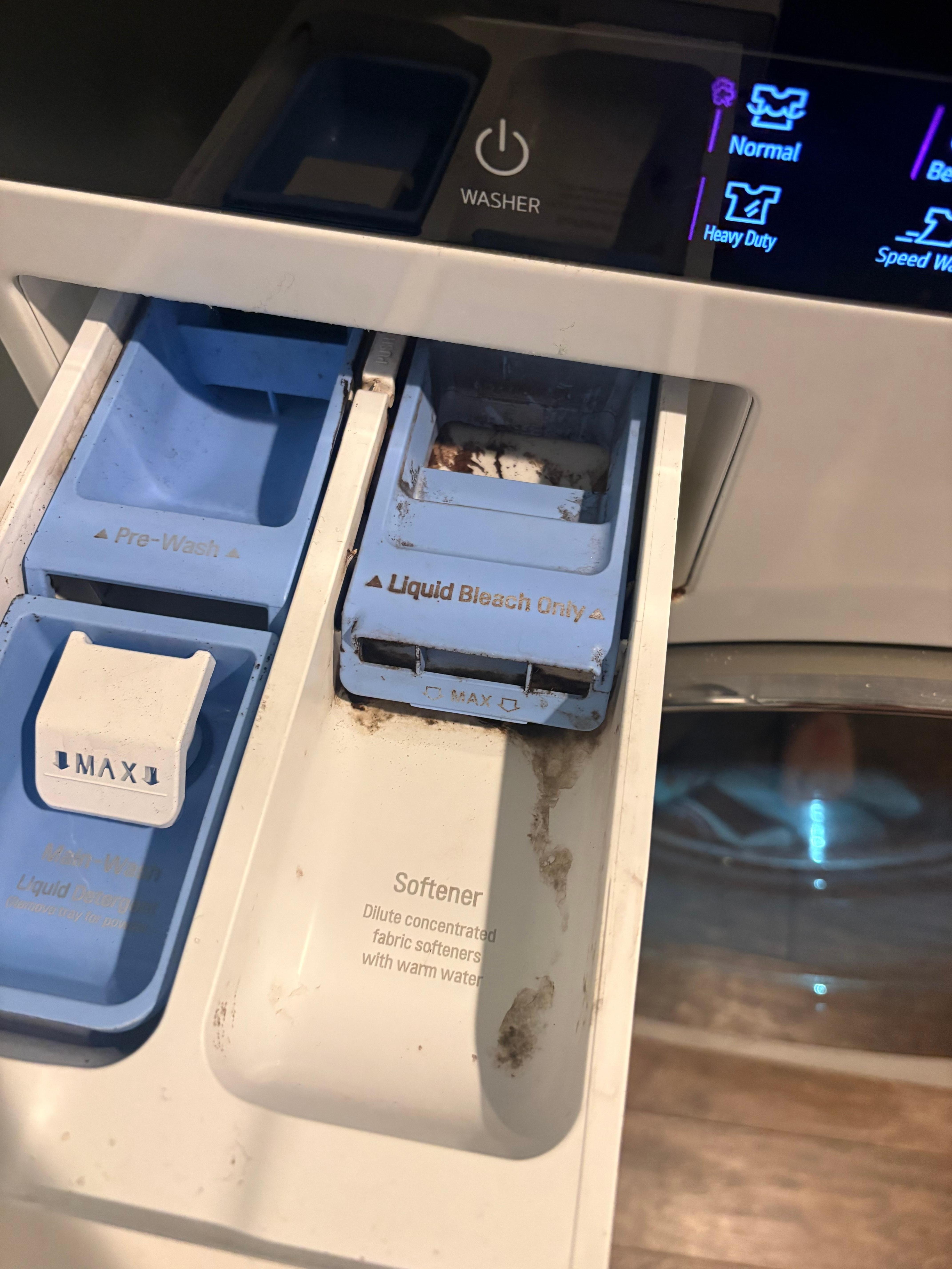 Dirty Washer-Dryer Unit