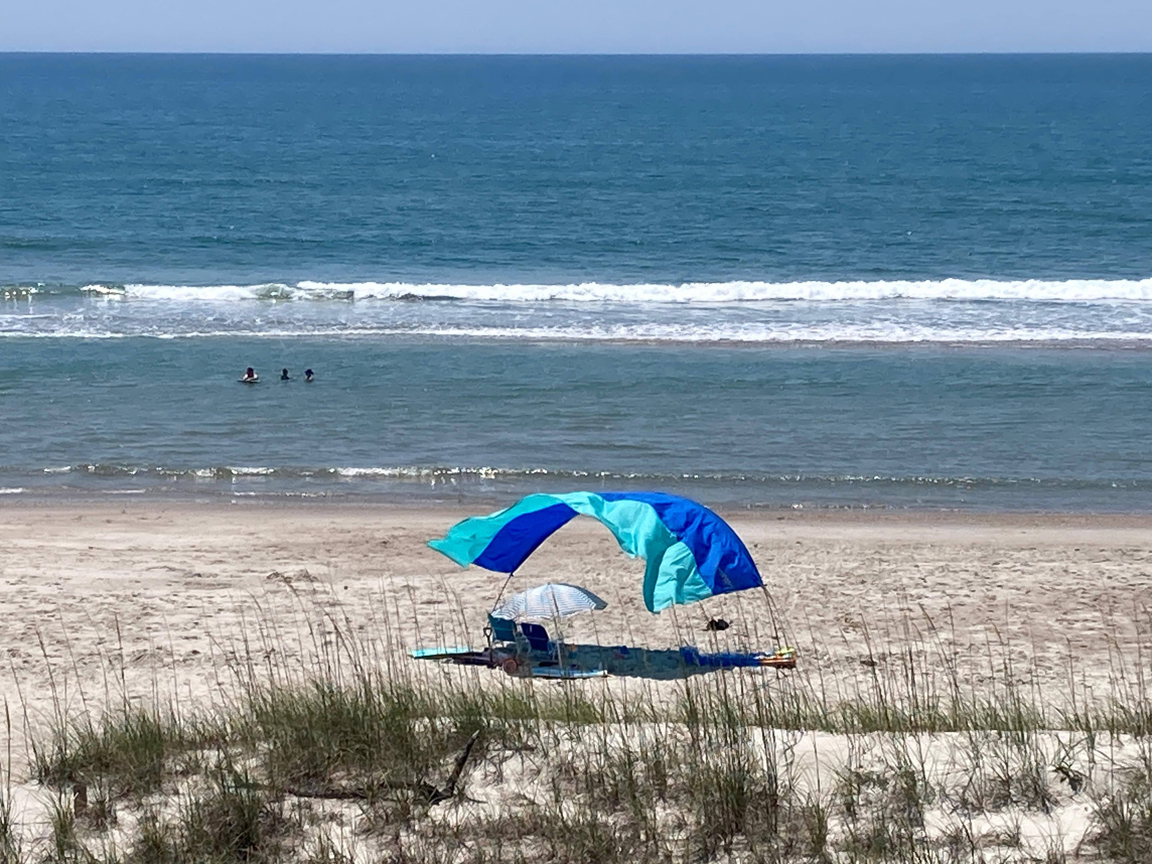 The beach At last