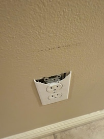 Broken outlet