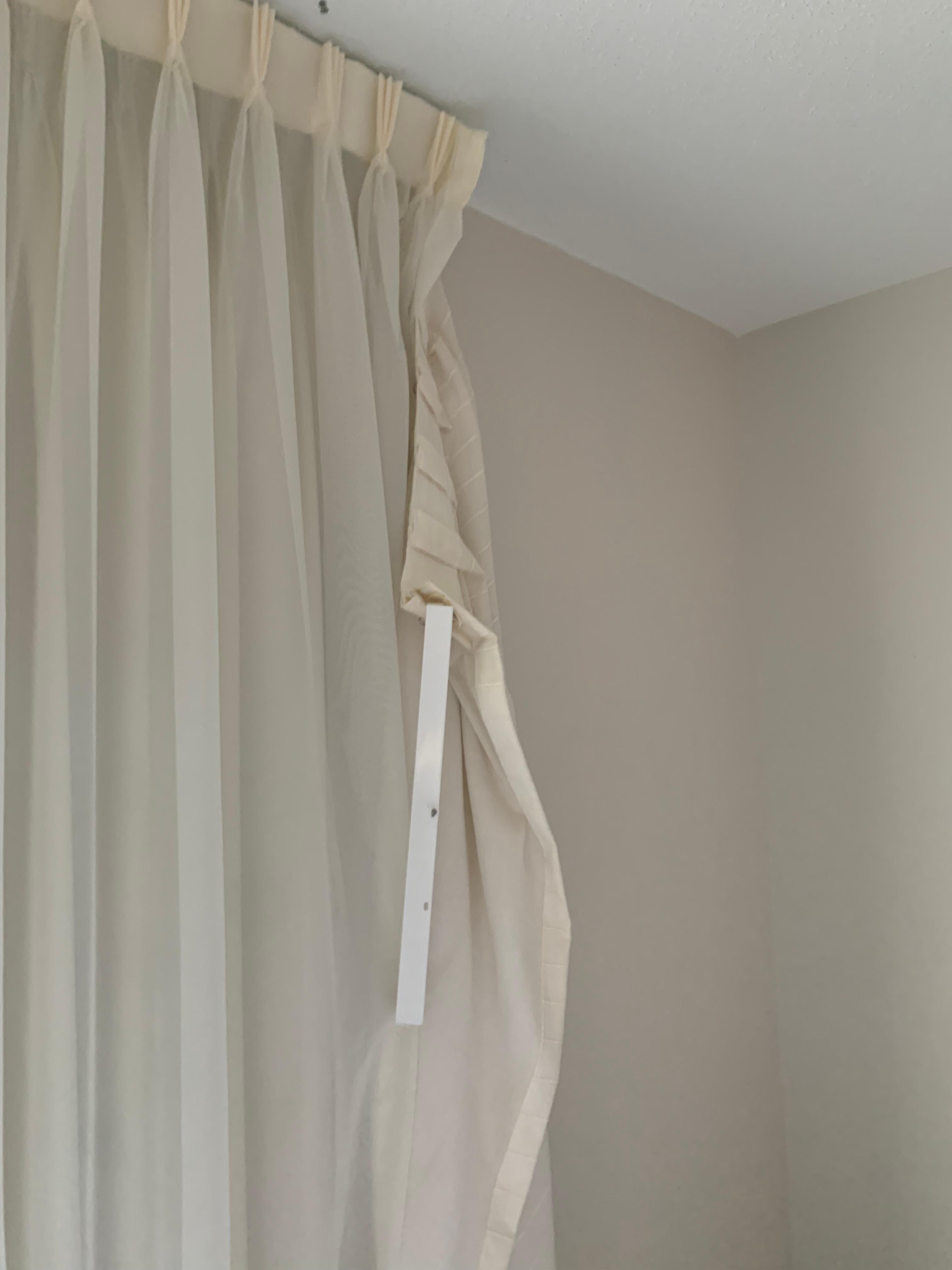 Broken curtains