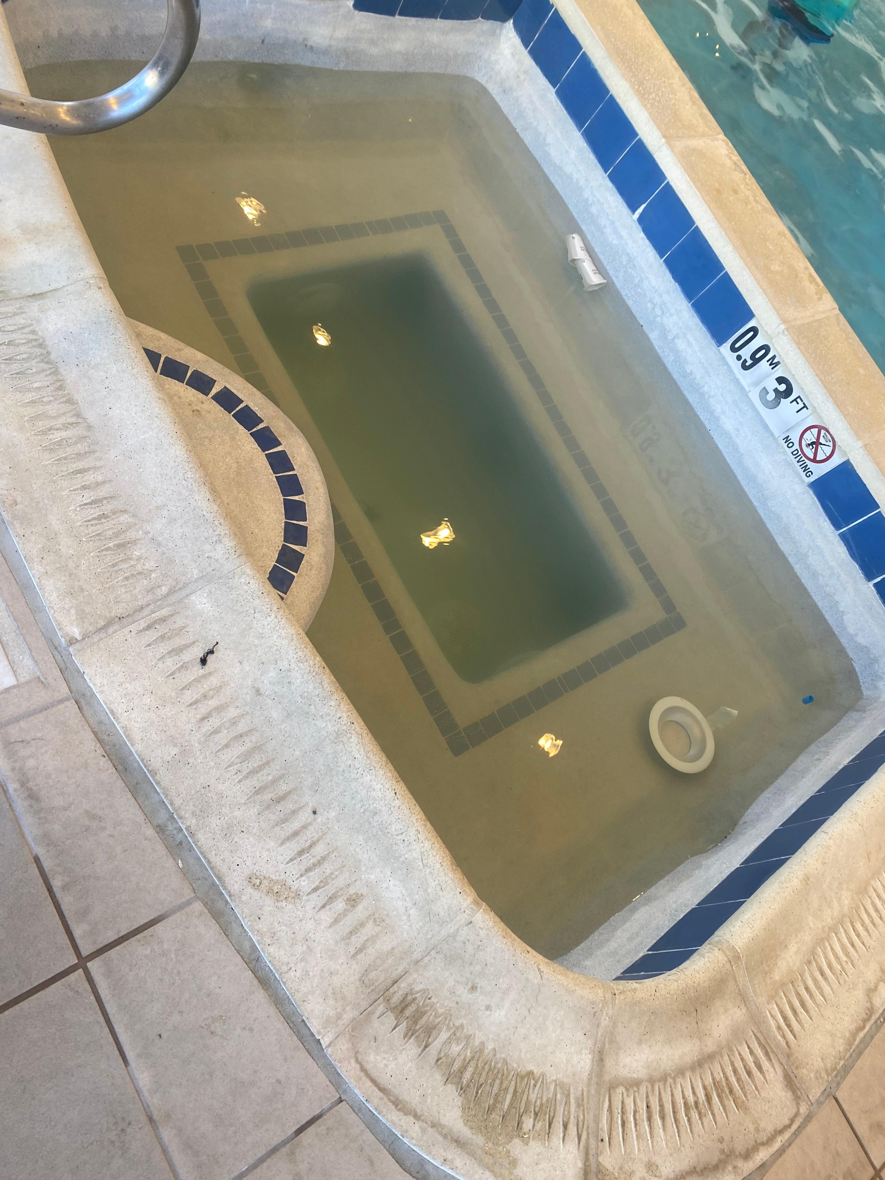 Hot tub out of order