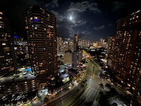 View from 25th floor city view suite