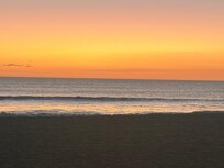 Every night, an amazing sunset! The beach is always empty, it's like a private beach.