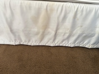 What appears to be a urine stain.