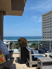 View from the rooftop bar