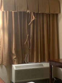 Broken curtain closures