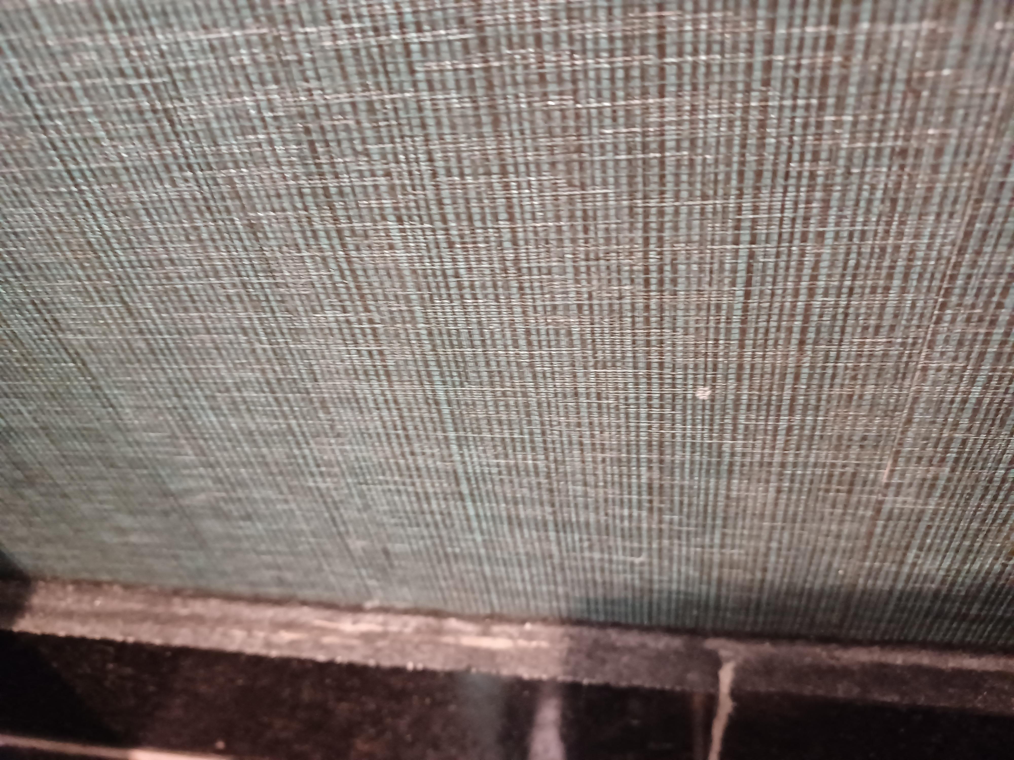 Baseboards dusty