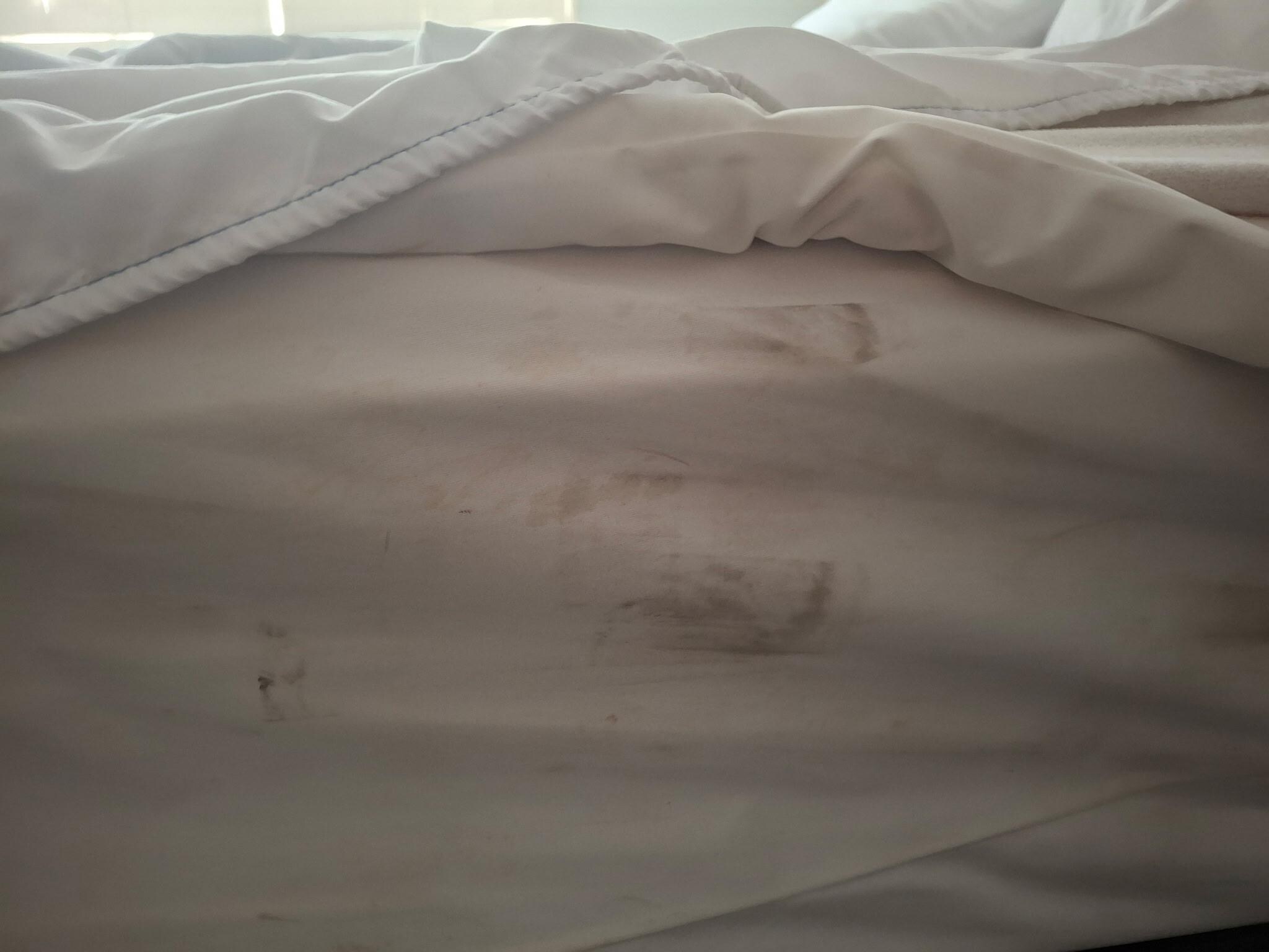 This was the condition of the room upon check in