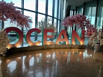 Love this Photo Booth area so pretty.