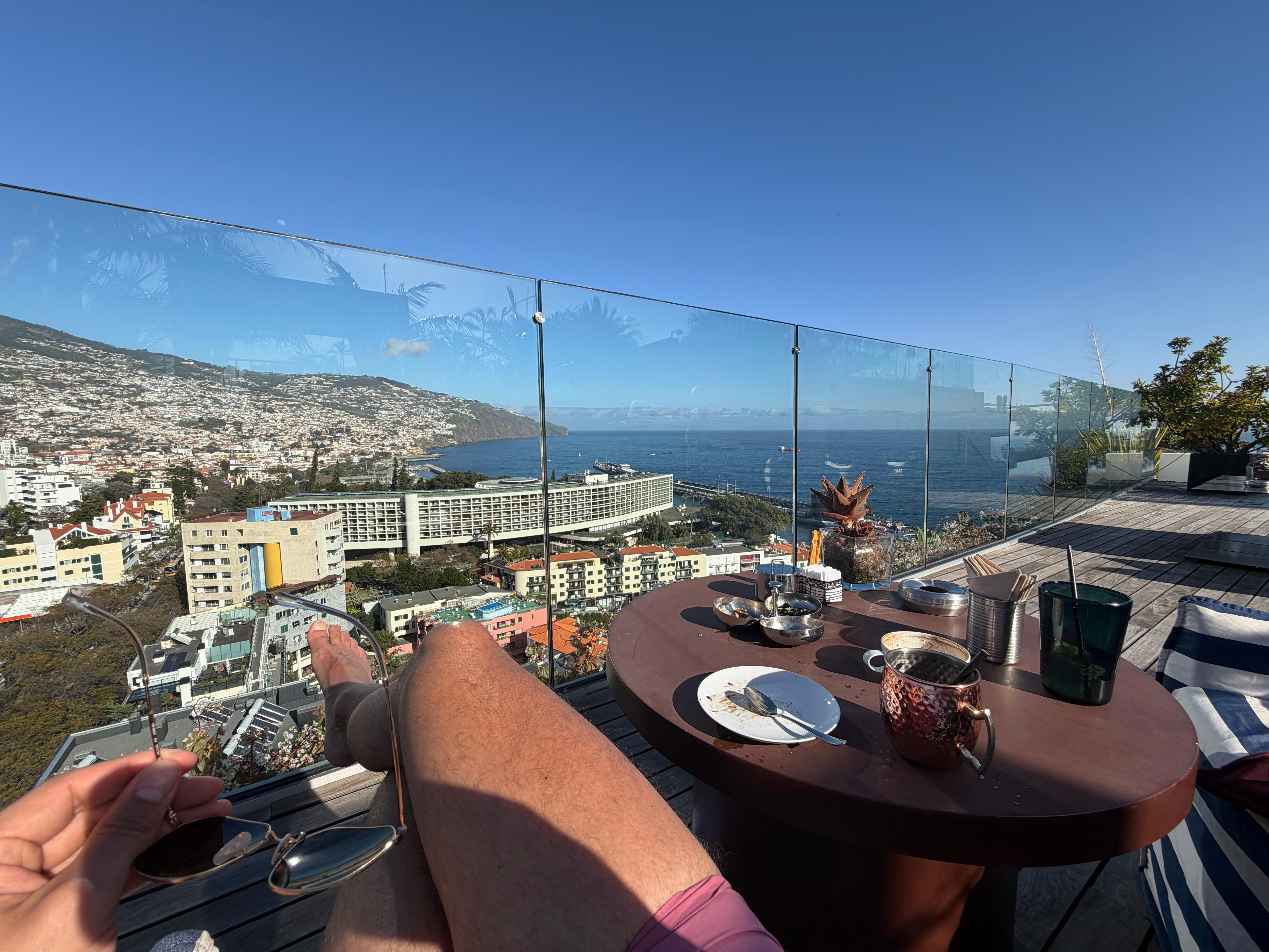 Savoy palace roof top bar and pool