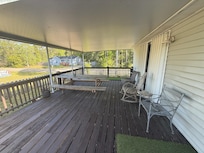 Outdoor seating area