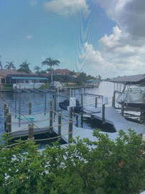 The dock area where everyone loved to watch the world go buy .