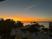 Sunset from our balcony