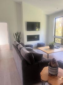 Living room of chalet