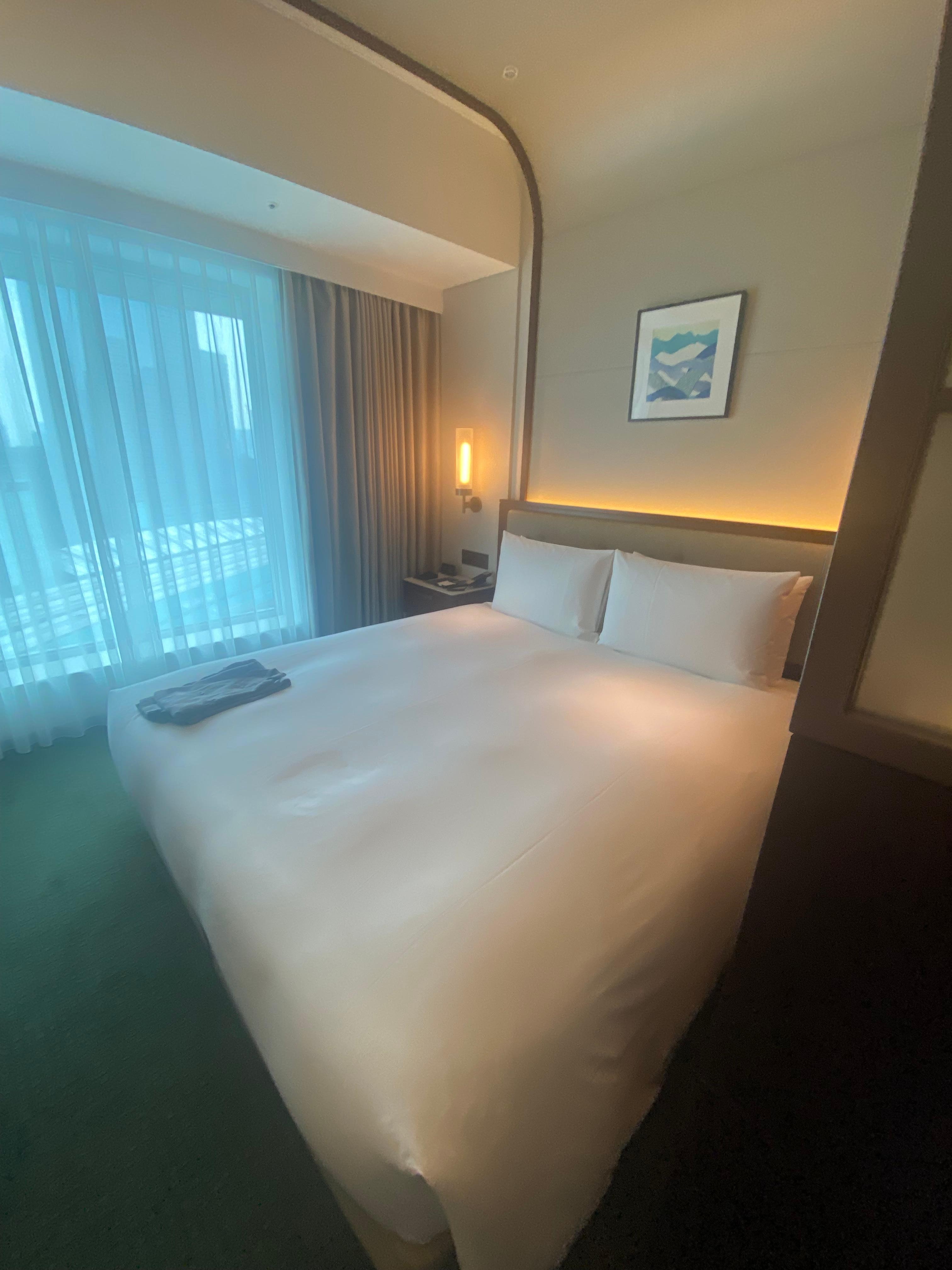 Comfortable bed and bedding.