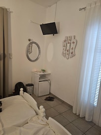 Beds and refrigerator