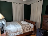Bed was very comfortable and although VRBO was located on a busy street, it was not noisy.