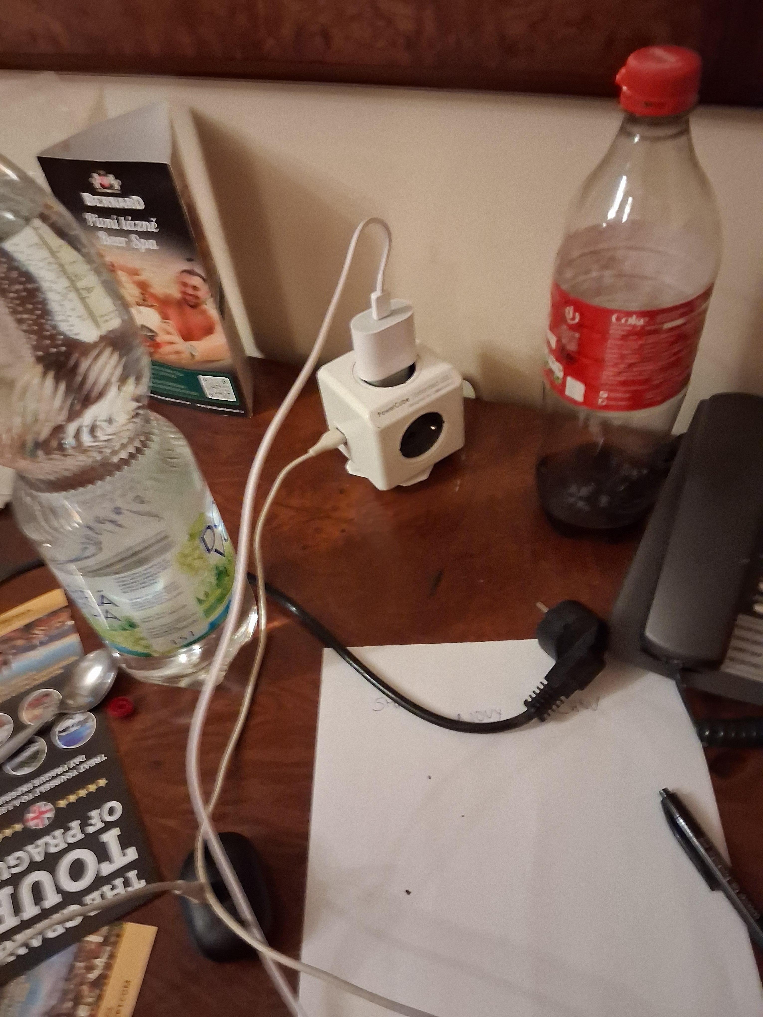 Och kontakten funkade i te