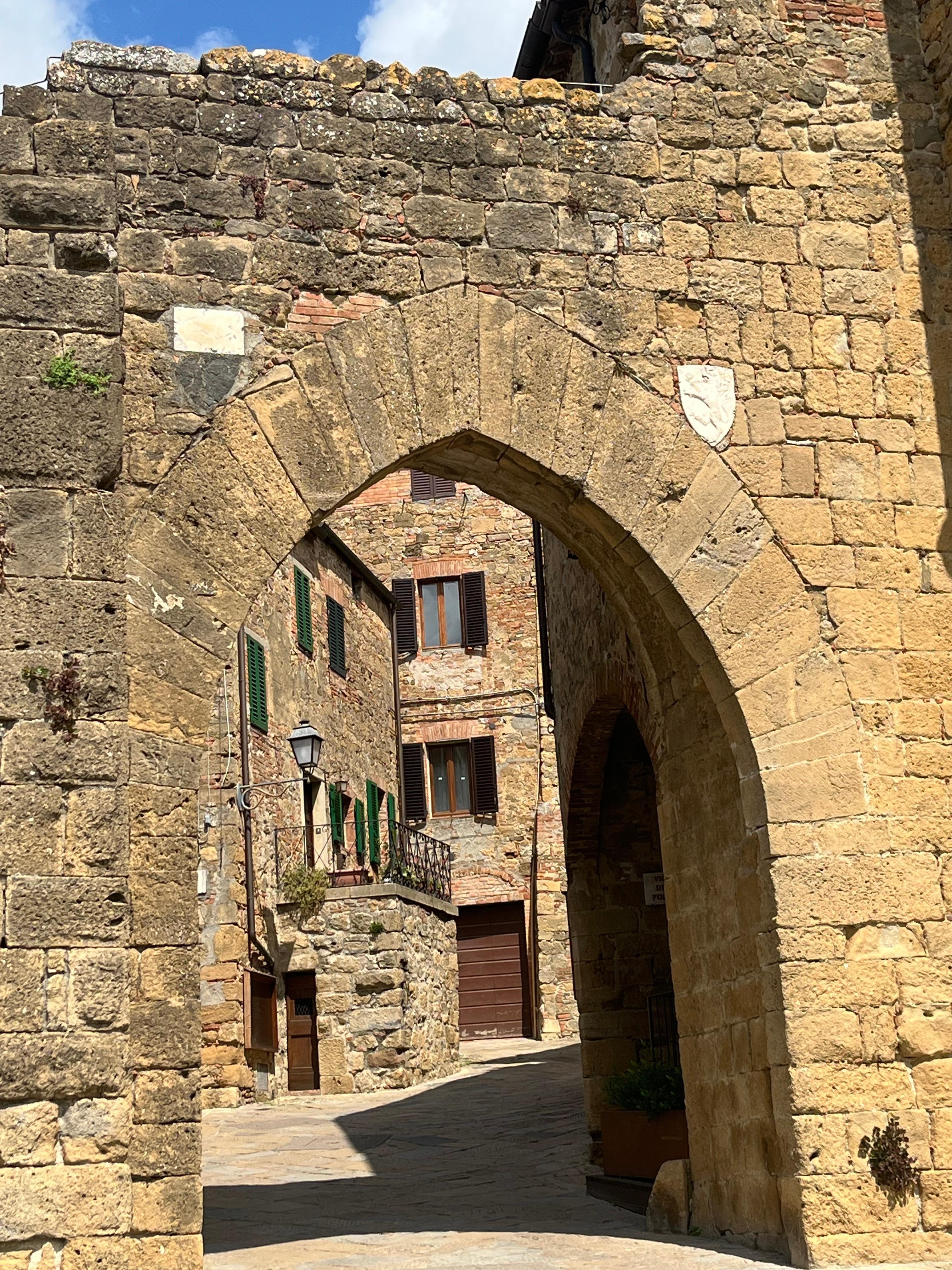 The entrance to the village