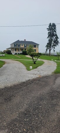 The South House from the drive.