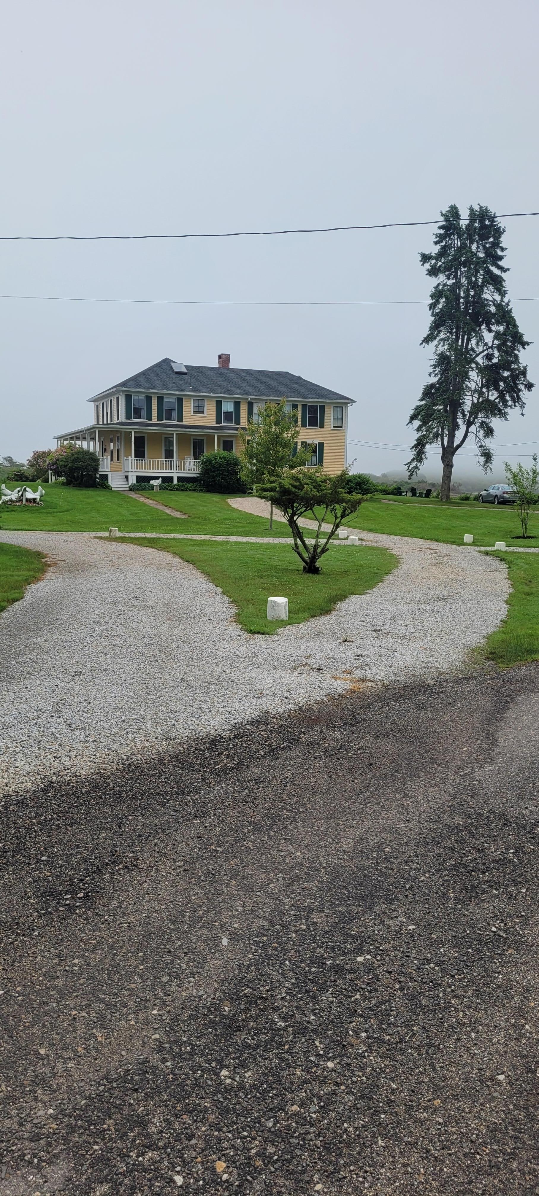 The South House from the drive.
