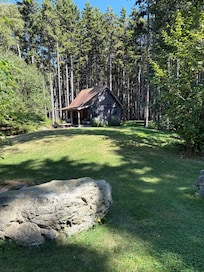 Cabin view from the road