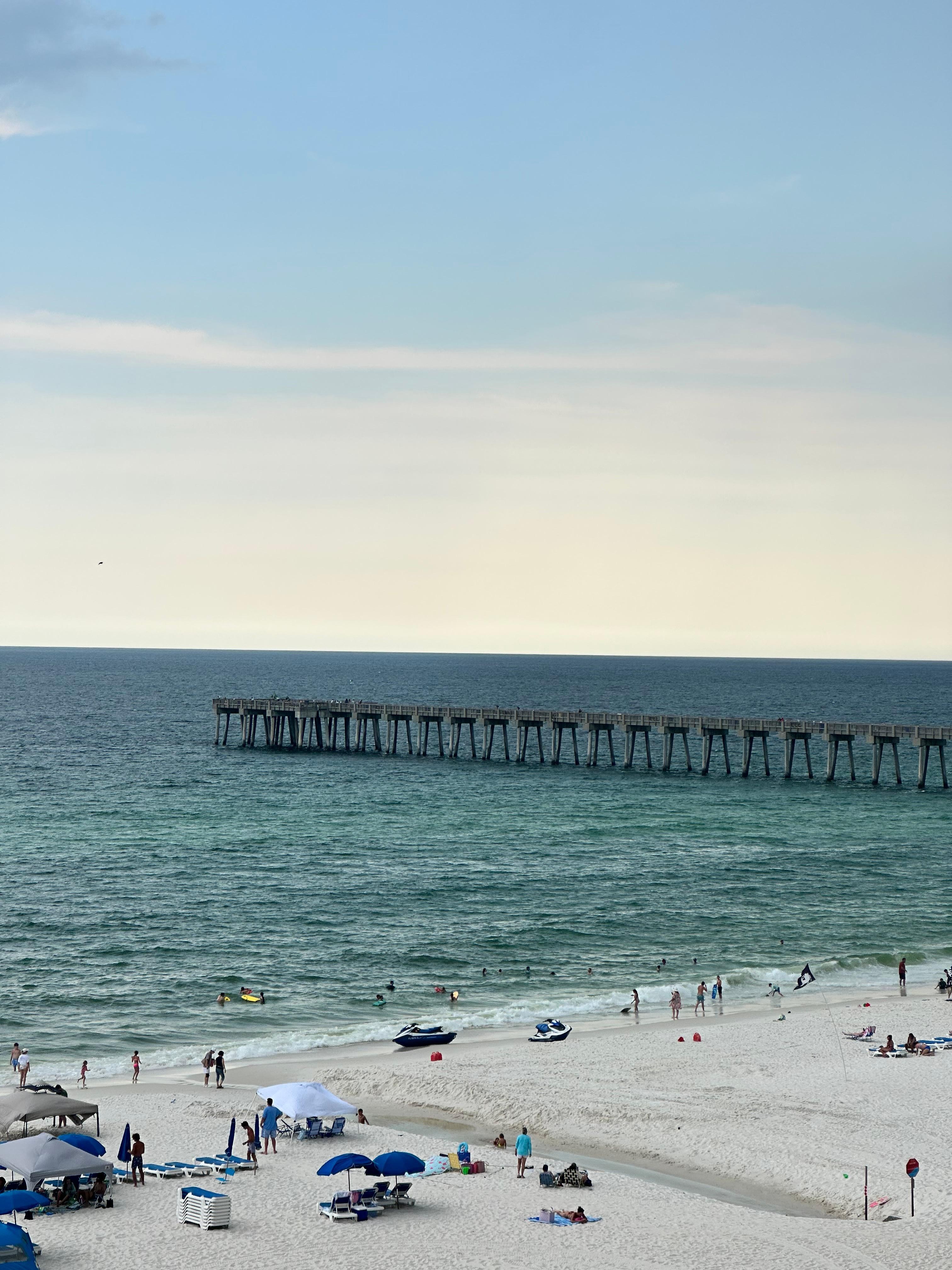 This is how close you are to the pier at pier park!
