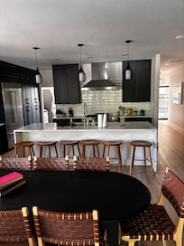 Kitchen and dining space