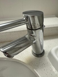 Lots of stains that were left behind.