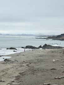 Beach right in front of the Inn.