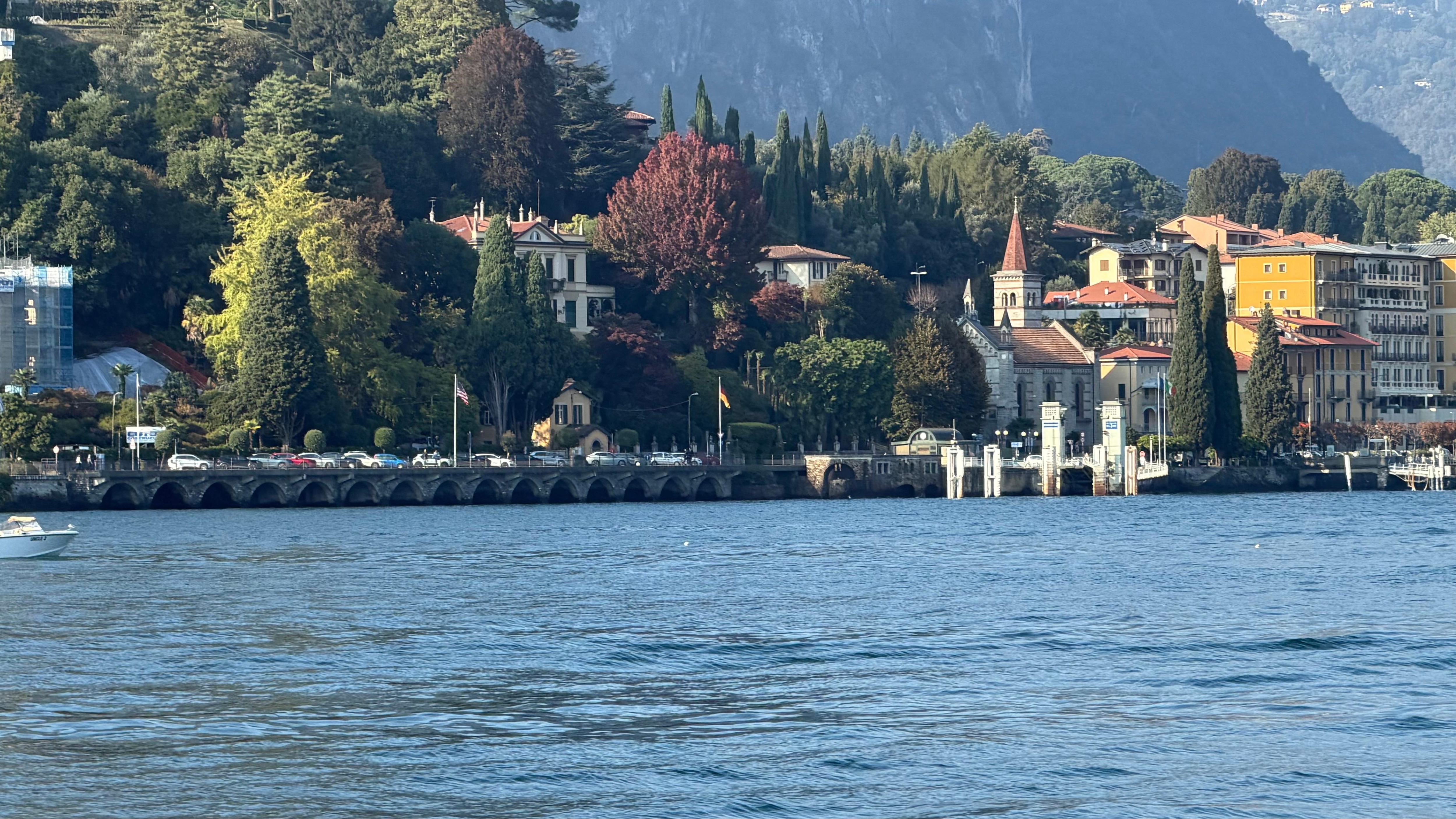The lake view from house