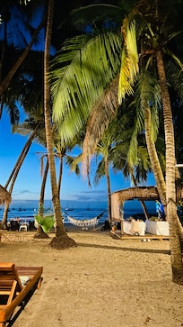 View from the patio of the room