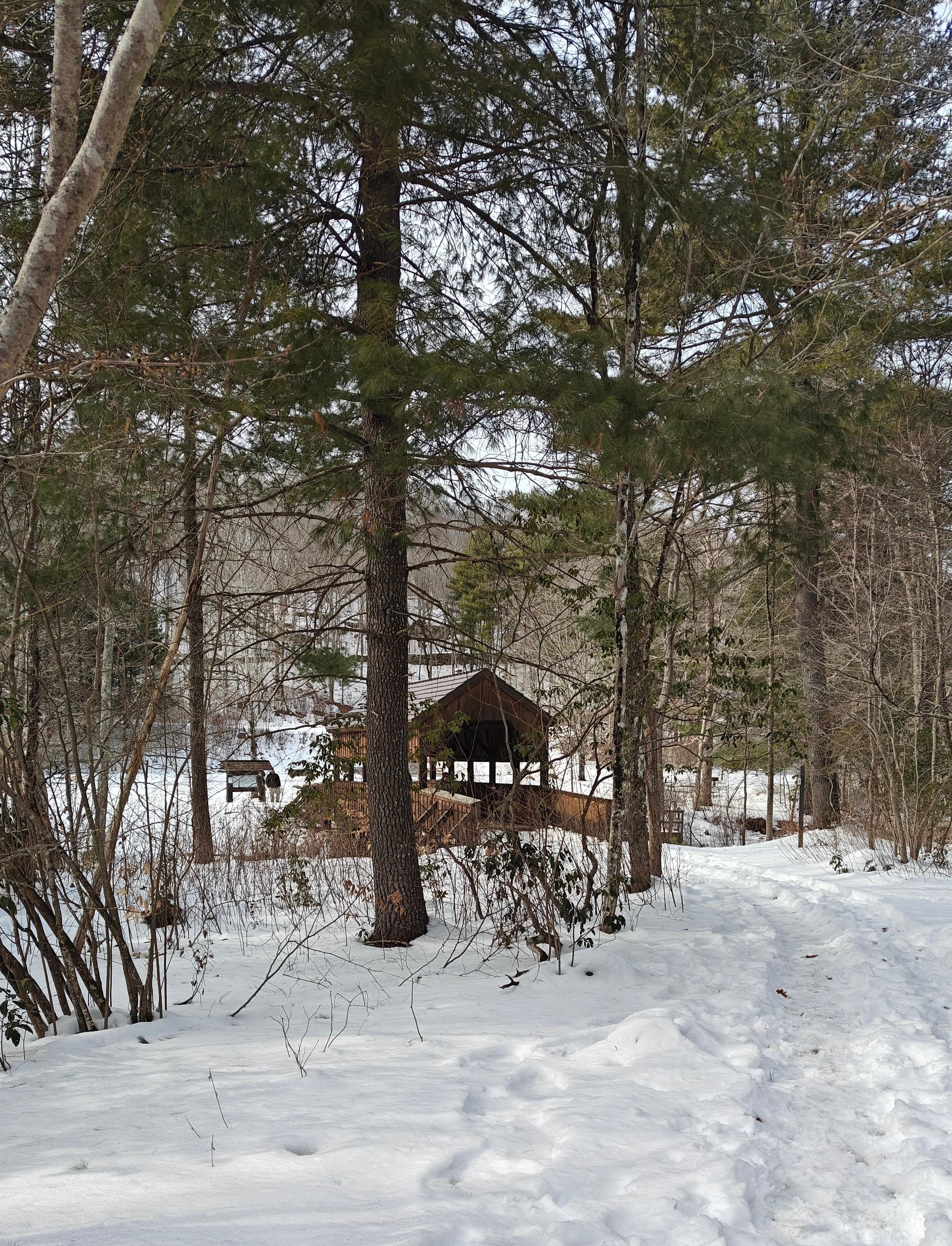 Covered bridge @Devils Hopyard State Park 