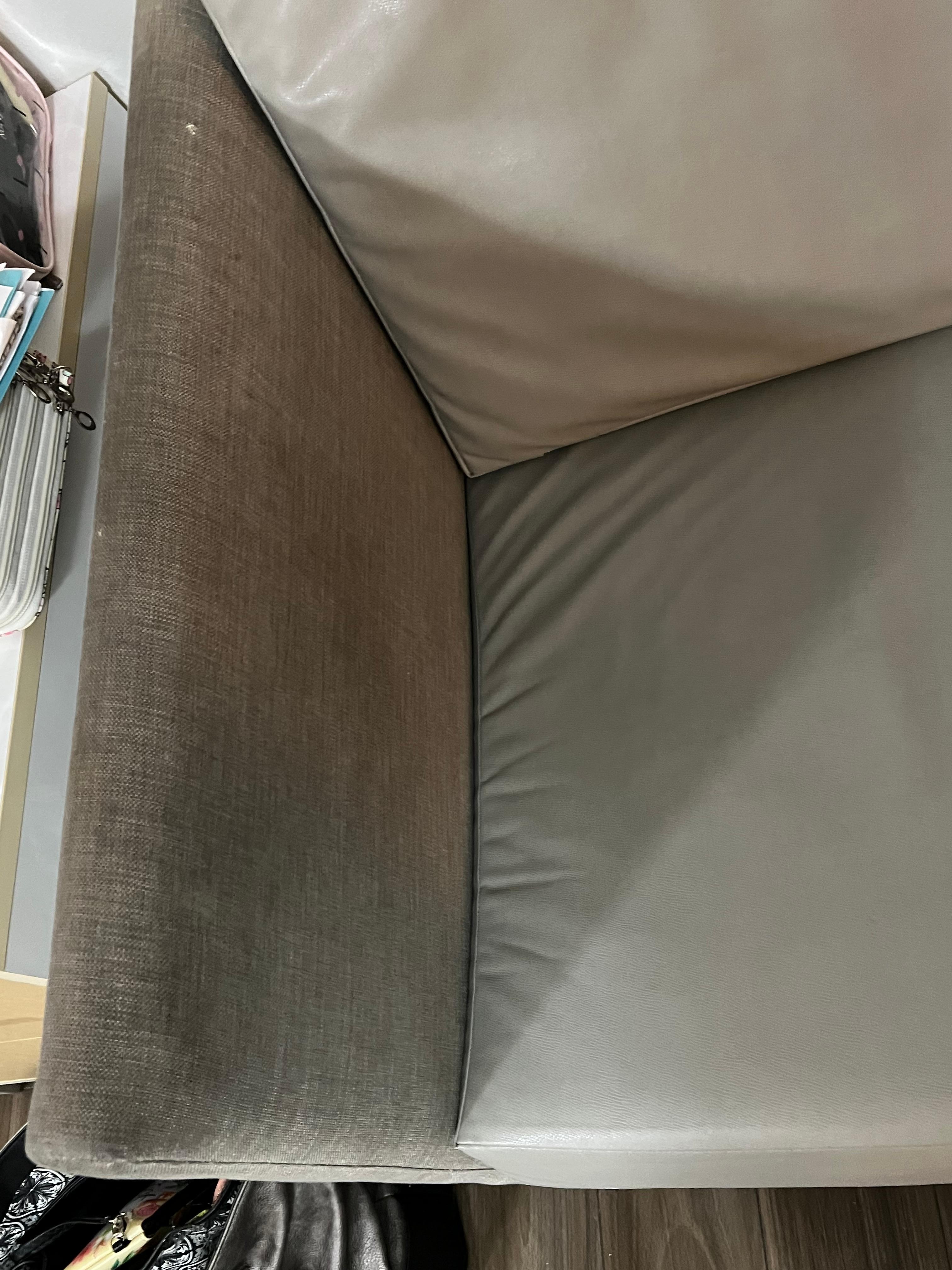 The upholstery was so disgusting.