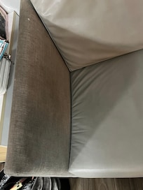 The upholstery was so disgusting.