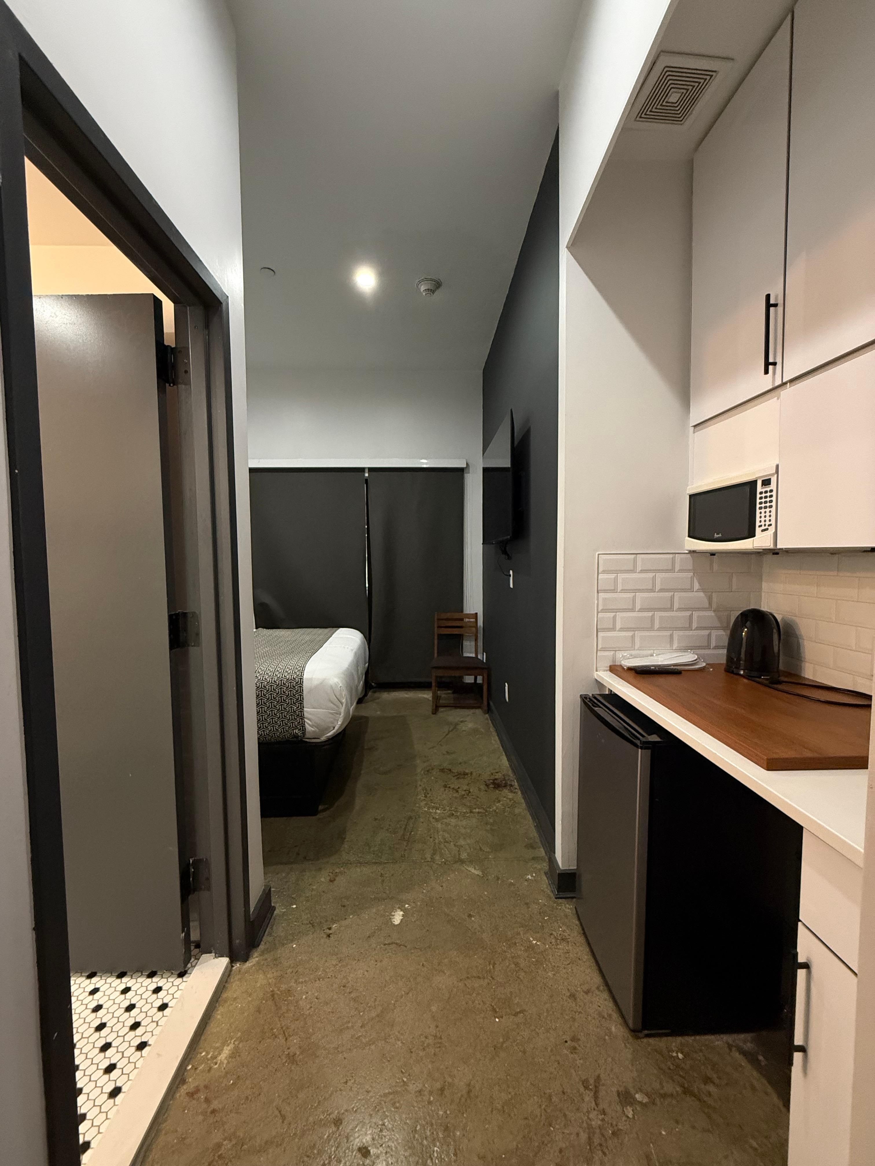 Kitchenette towards bedroom