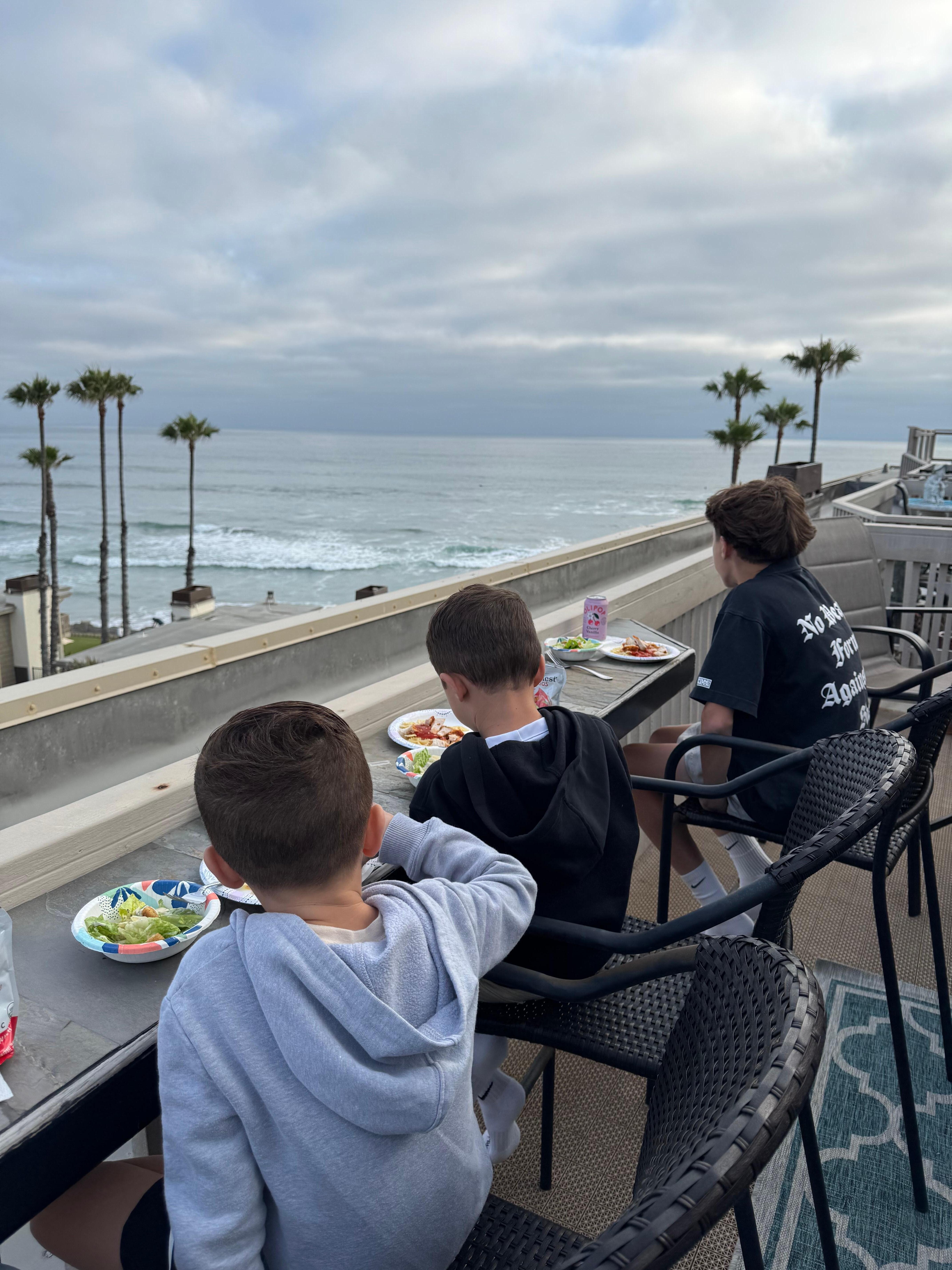 Dinner with a view! 
