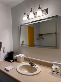 The mirror is a nice touch