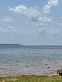 The view from the bank.