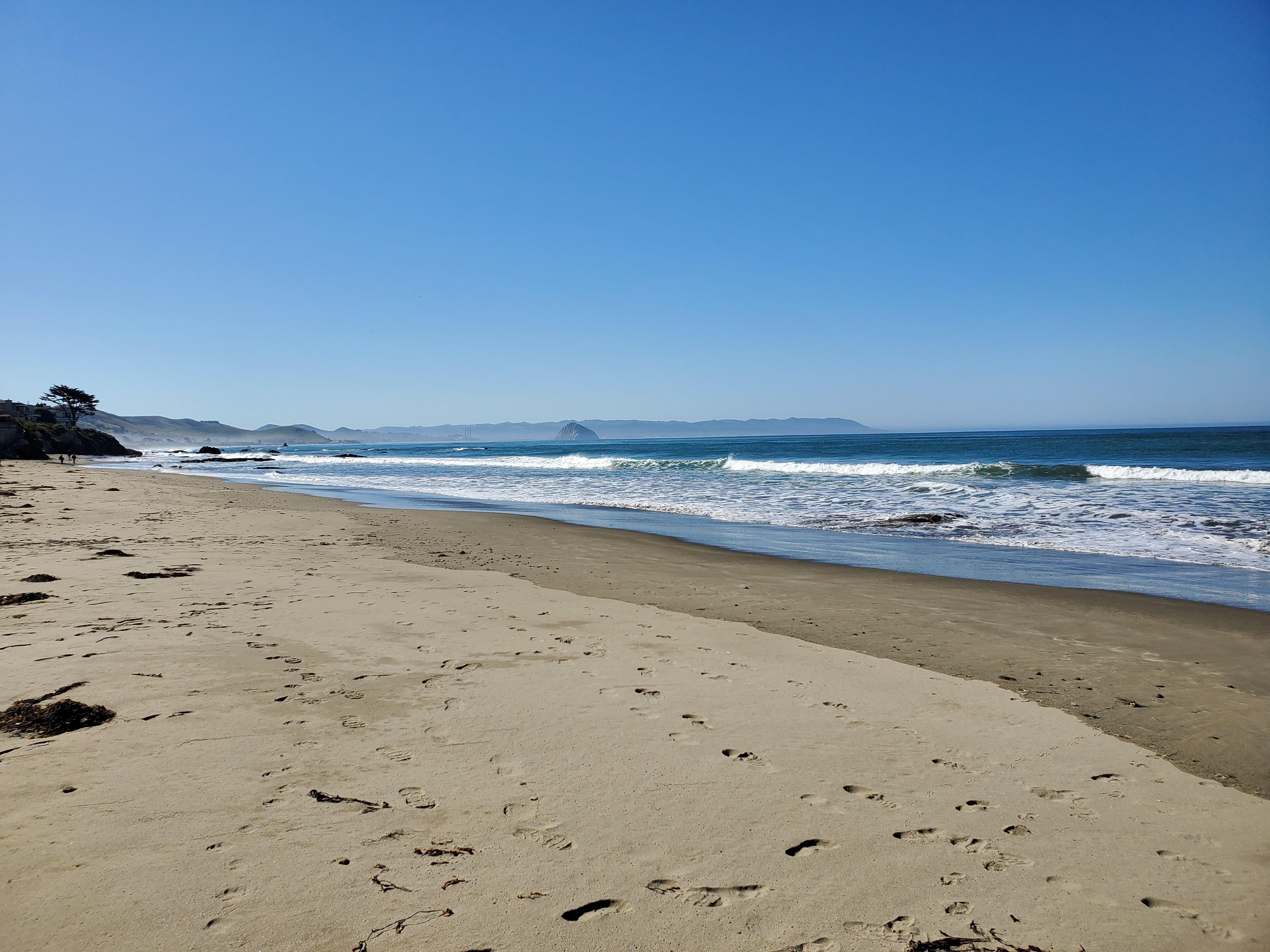 Near E Str Access on Cayucos Beach