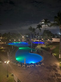 Night view from our balcony