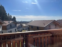 Ausblick vom Balkon